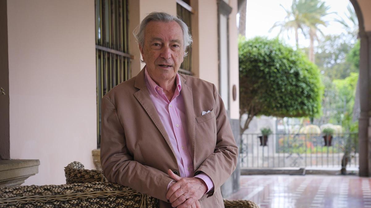 Jorge Dezcallar en el Hotel Santa Catalina.