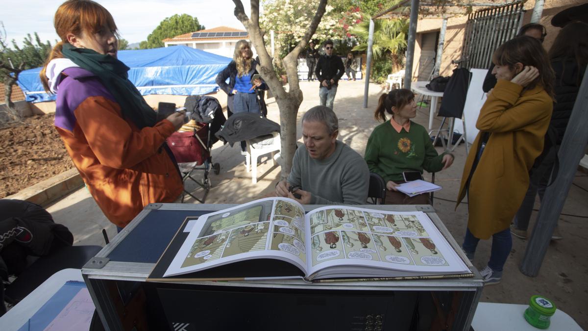 VLC Olocau. Rodaje de la película “!La Casa”, basada en el cómic de Paco Roca.