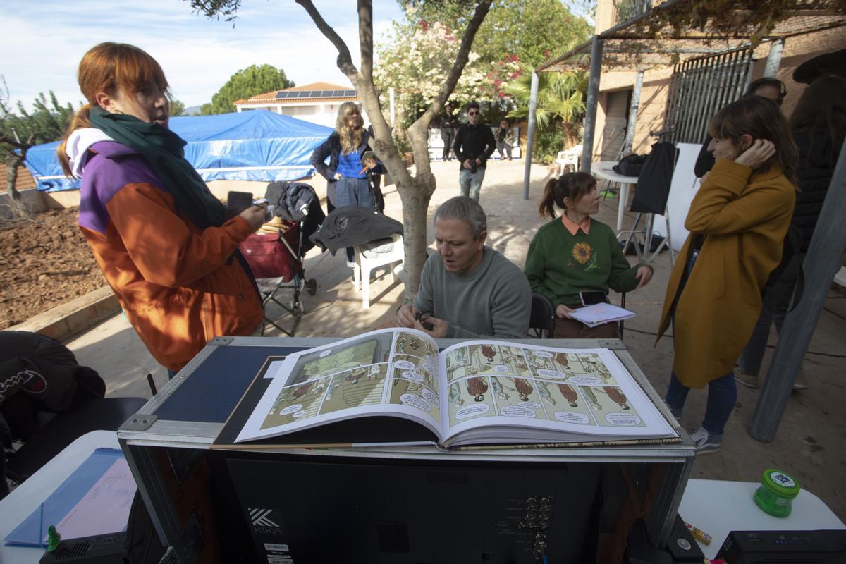 VLC Olocau. Rodaje de la película “!La Casa”, basada en el cómic de Paco Roca.
