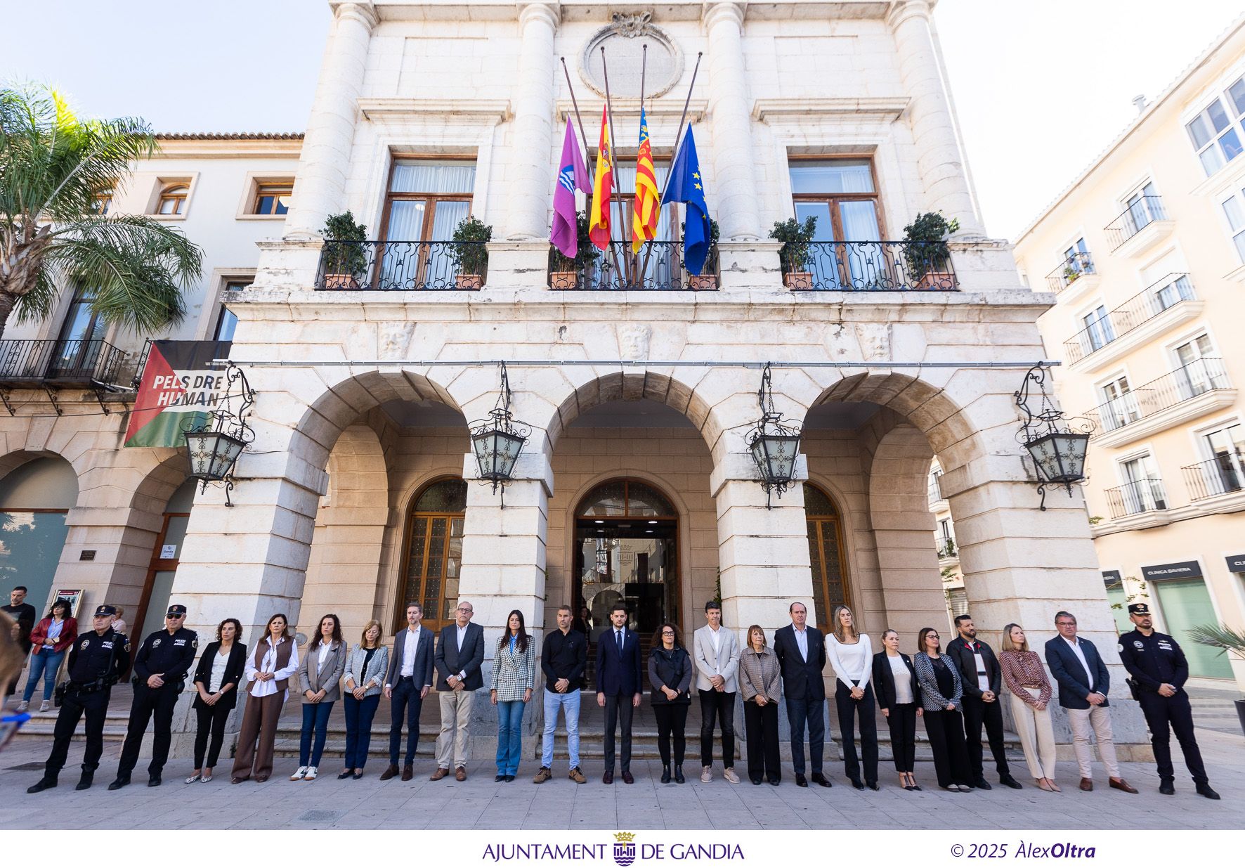 La Safor recuerda a las víctimas de la dana