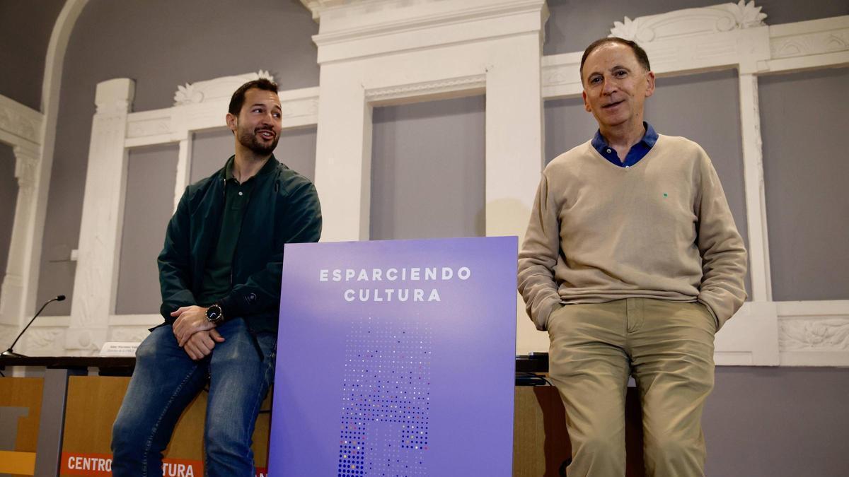 Aitor Martínez Valdajos, a la izquierda, y Manuel González García, este martes.