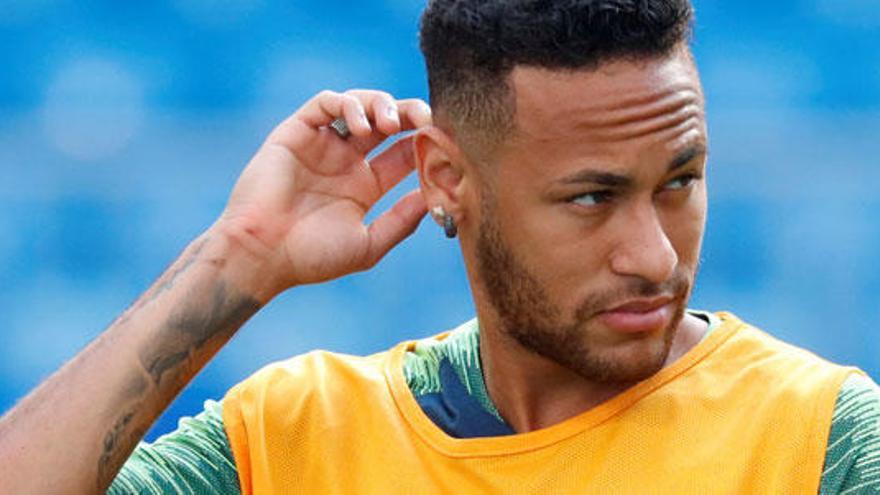 El atacante brasileño, Neymar