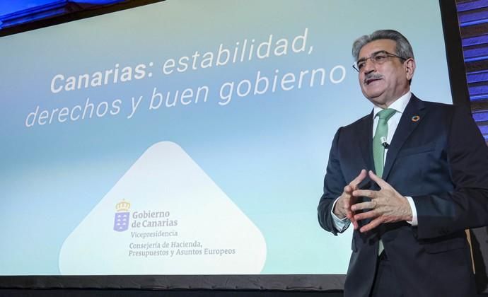 LAS PALMAS DE GRAN CANARIA. Foro Prensa Ibérica en Canarias, Vicepresidente del Gobierno de Canarias,  Román Rodríguez  | 14/01/2020 | Fotógrafo: José Pérez Curbelo