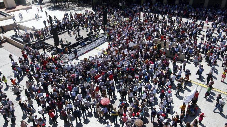 Teruel Existe califica de &quot;histórica&quot; la manifestación del domingo en Zaragoza