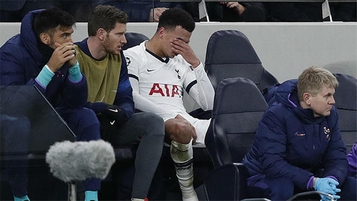 El disgusto y cabreo de Dele Alli al ser sustituido