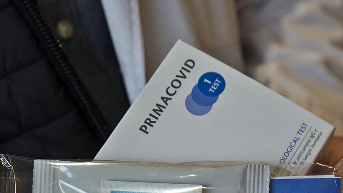 The tests have begun to be sold this week in pharmacy offices. The tests have begun to be sold this week in pharmacy offices.