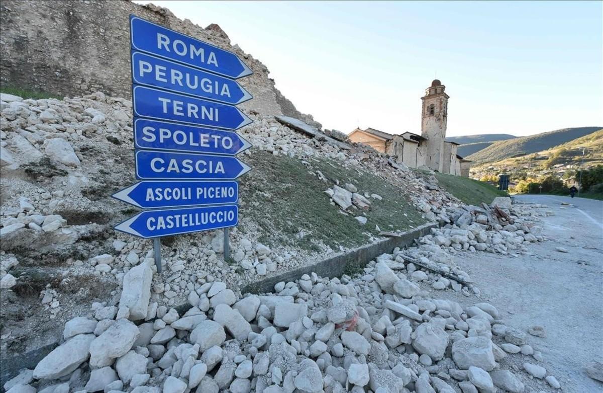 El quart terratrèmol en dos mesos remata les destrosses al centre d'Itàlia