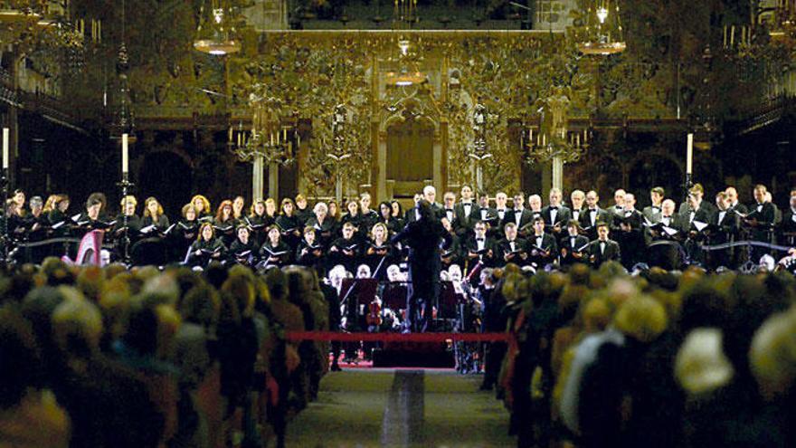 Concierto benéfico del pasado año en la Seu.