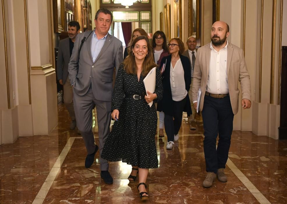 Primer pleno del mandato de Inés Rey en A Coruña