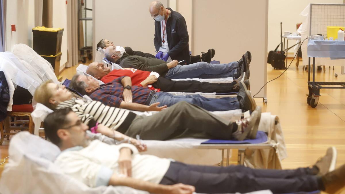 Maratón de donación de sangre, en la Diputación de Córdoba.