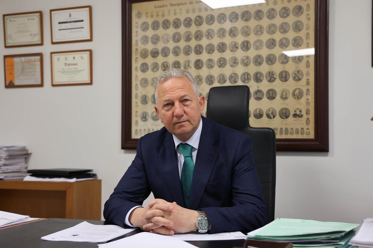 José Antonio Fandiño, decano en funciones de la procura viguesa.