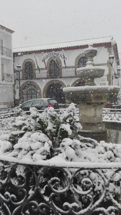 Nieve en Alfarnate.