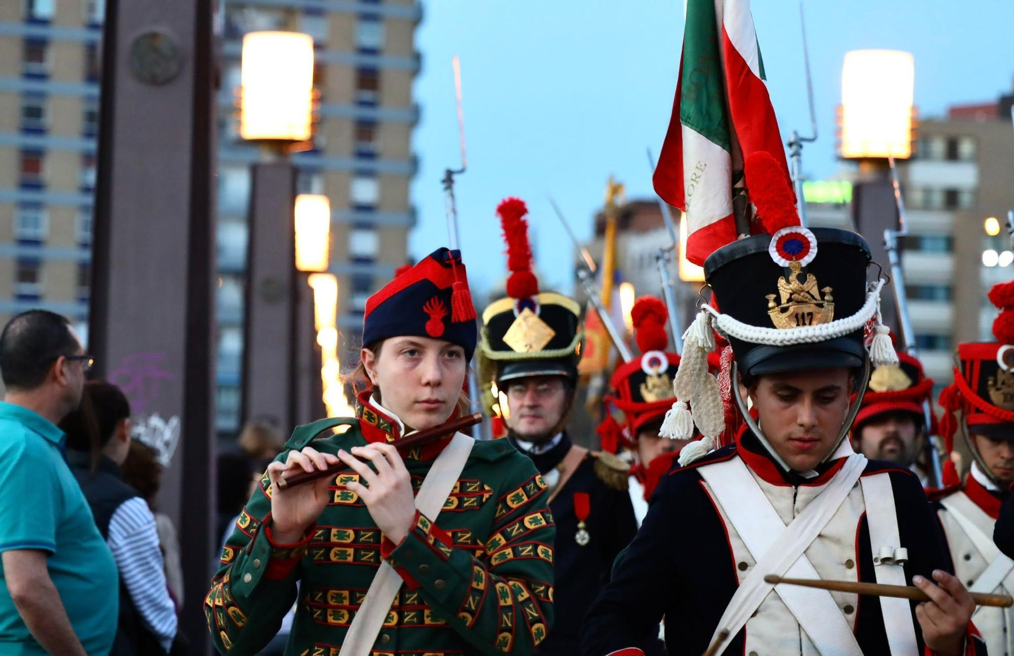 Zaragoza se engalana para recrear los Sitios de 1808