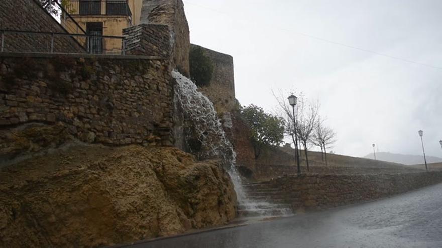 Tromba de agua en Morella