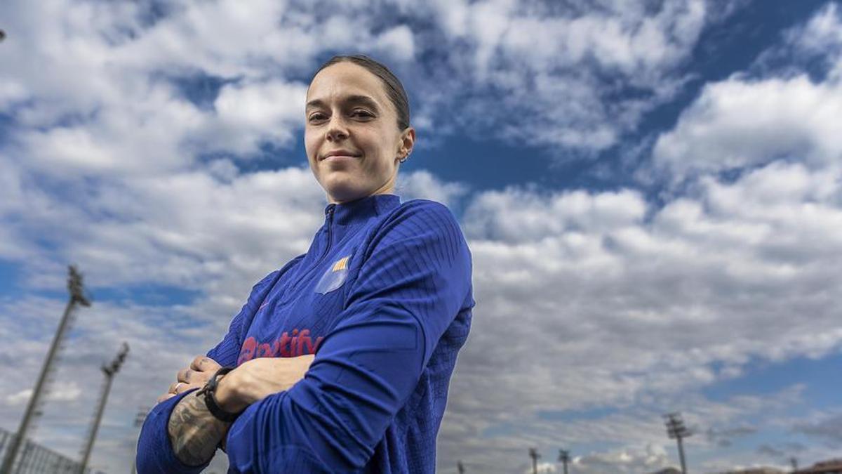 Mapi León, futbolista del FC Barcelona