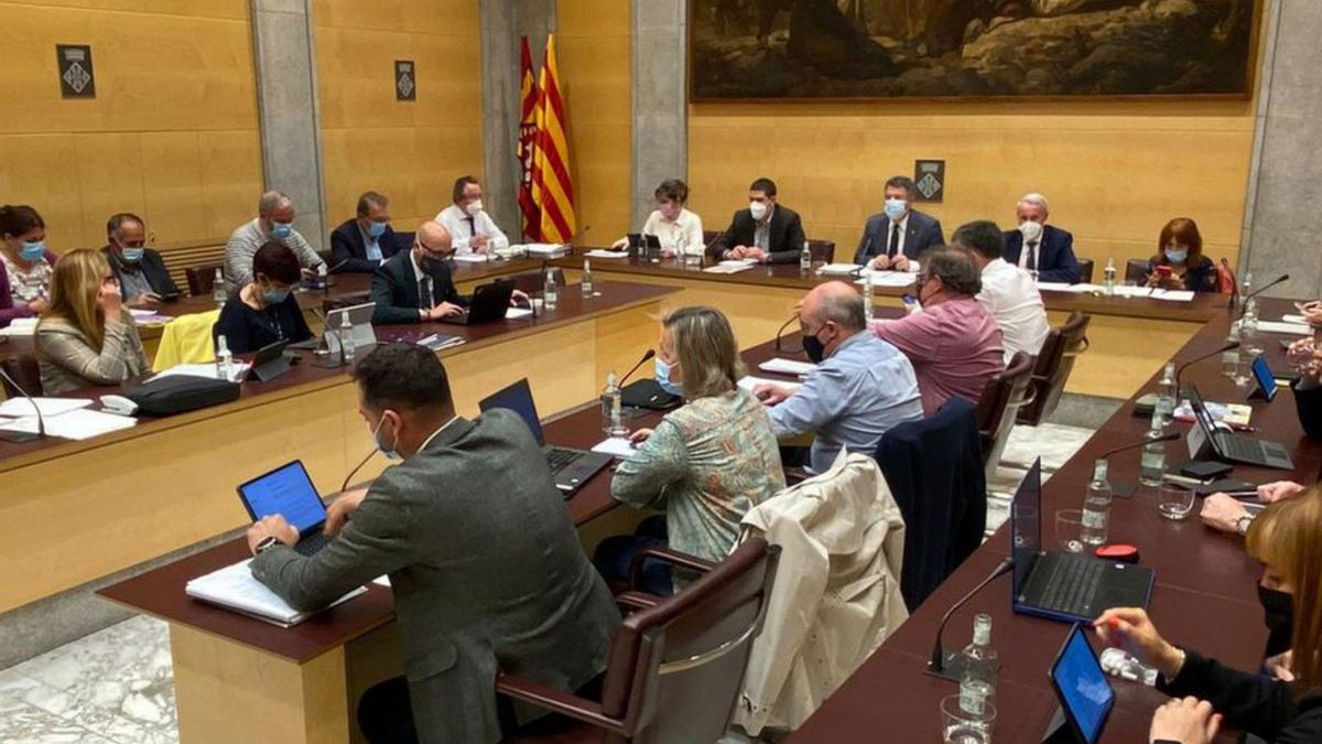 La sessió plenària d’ahir a la Diputació.  | DIPUTACIÓ DE GIRONA