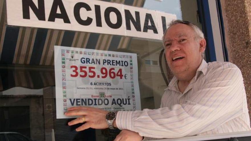 La administración de loterías está ubicada en la Papelería Blanes de Cocentaina.