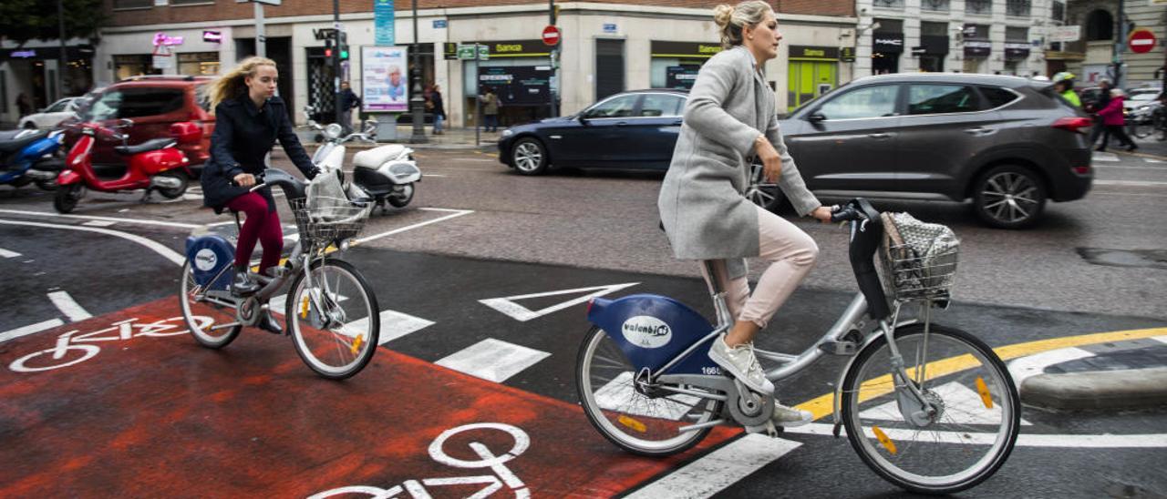 Una empresa quiere entrar en València con al menos 250 bicicletas eléctricas