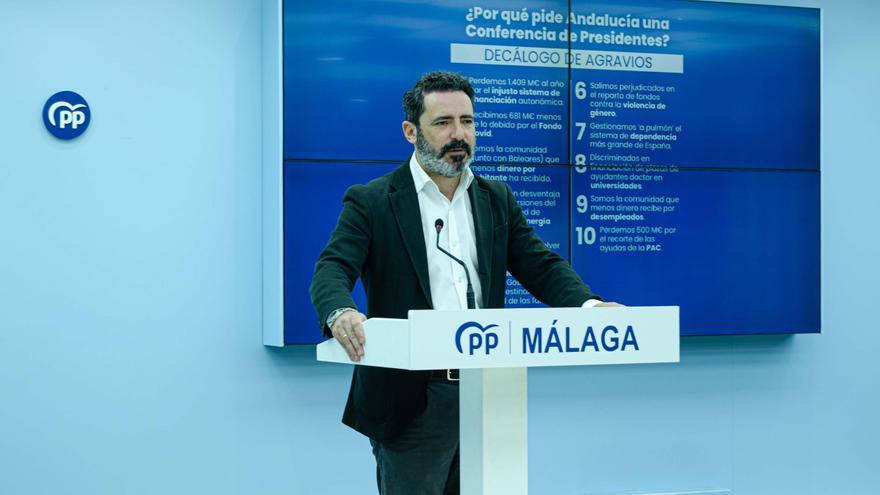 El PP denuncia &quot;los continuos desplantes y agravios del Gobierno de Sánchez&quot; con Málaga