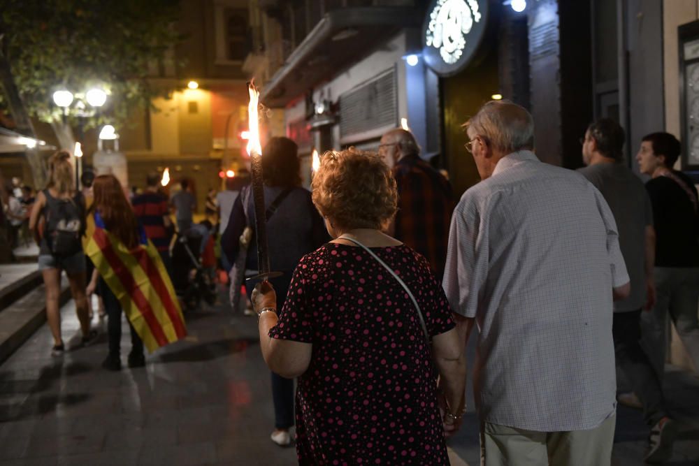 Marxa de torxes a Manresa