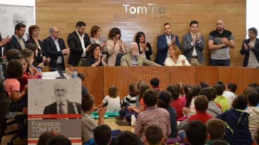 Visita del pedagogo italiano Francesco Tonucci a Tomiño. // DBM