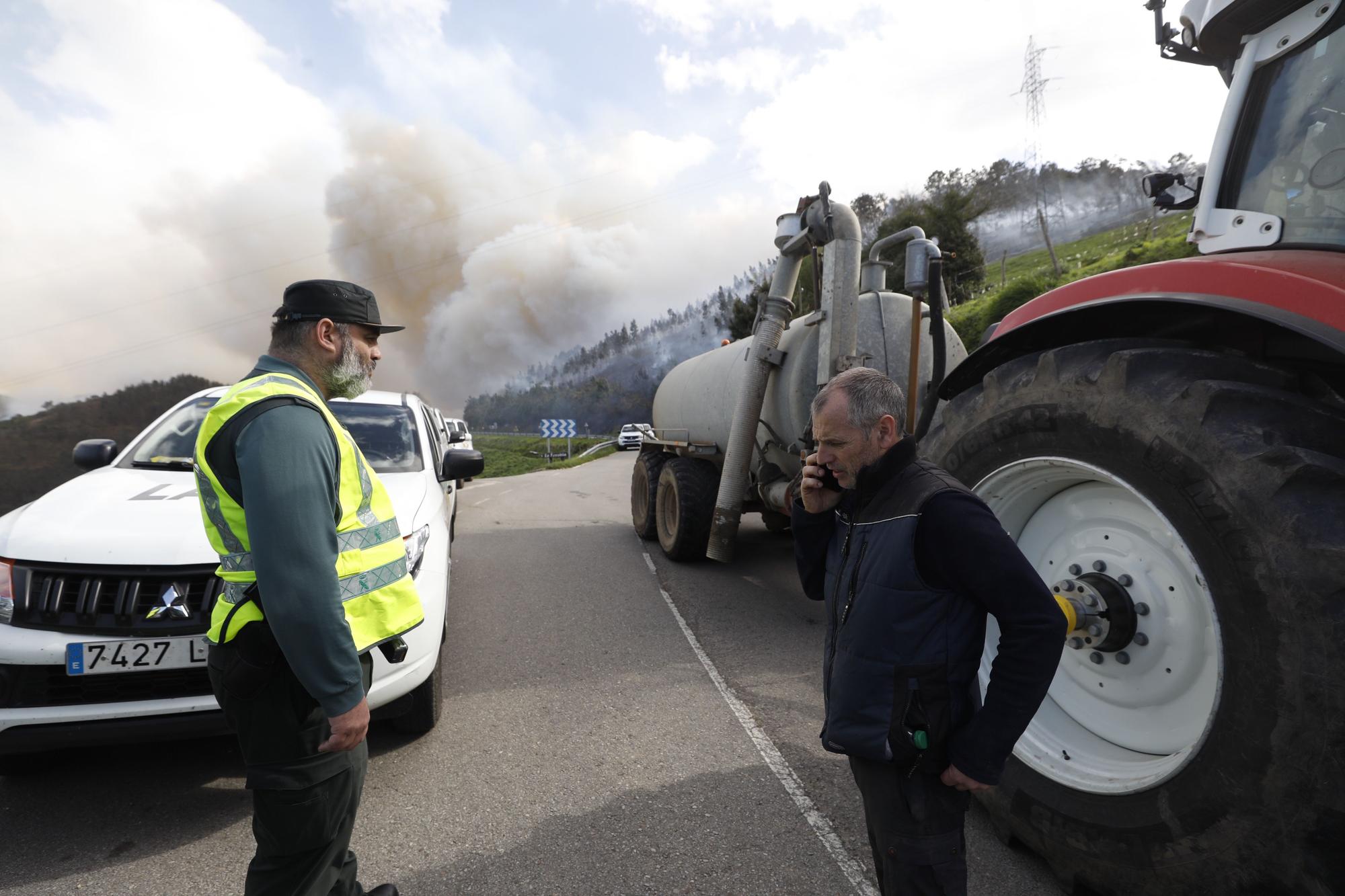 EN IMÁGENES: Gran oleada de incendios en Asturias