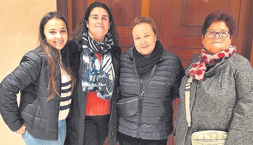 María Jiménez, Noelia Herrero, María Morales y Mercedes del Val.
