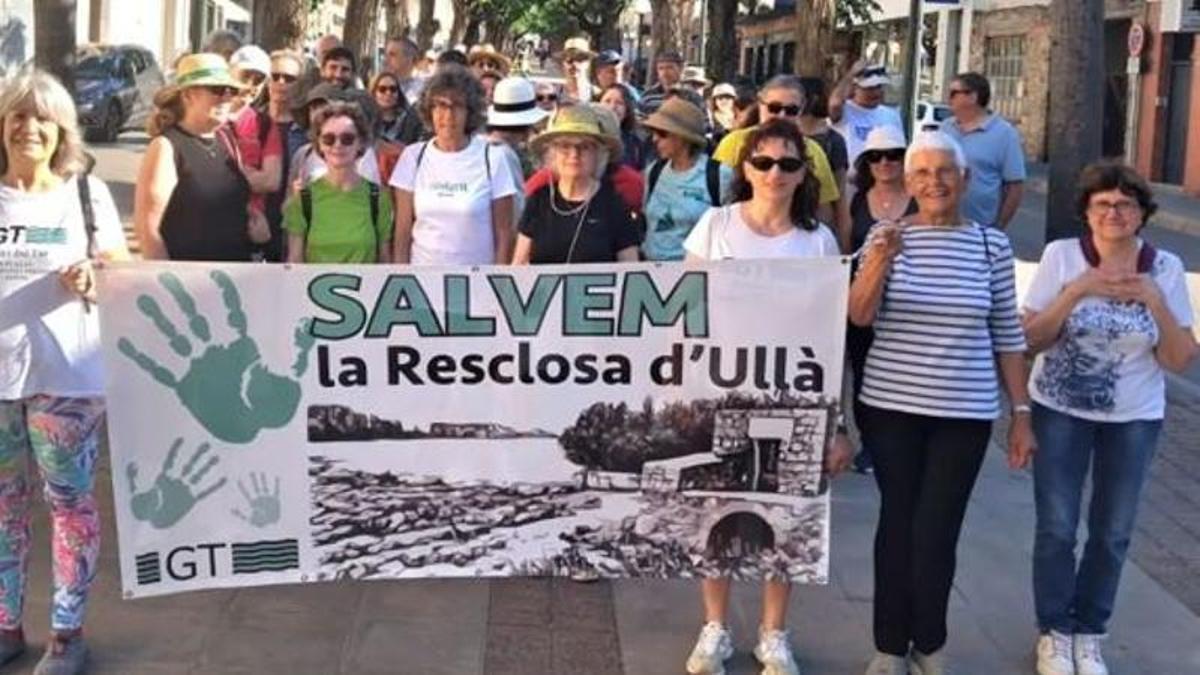 La caminada diumenge fins a la resclosa d'Ullà.