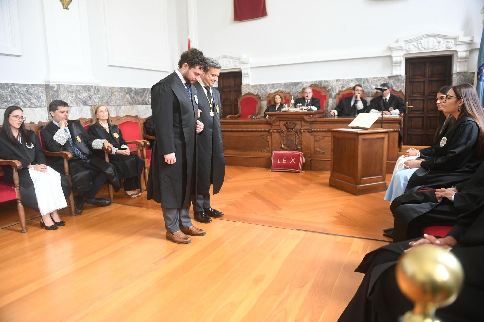 Jura en A Coruña de siete juezas y jueces que reforzarán los tribunales gallegos