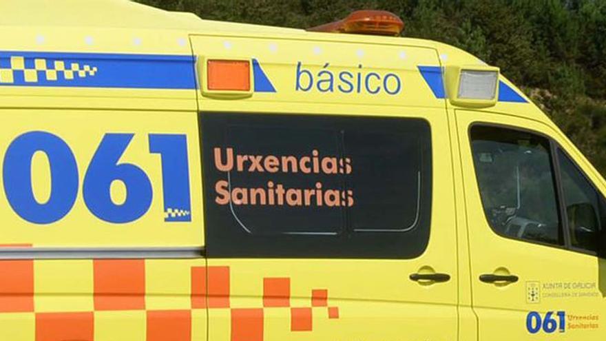 Dos heridos en Fisterra en un accidente entre tres vehículos