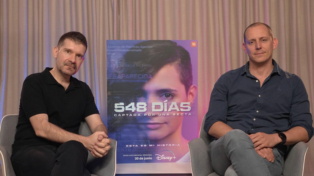 Los directores de '548 días: captada por una secta', Olmo Figueredo González-Quevedo y José Ortuño