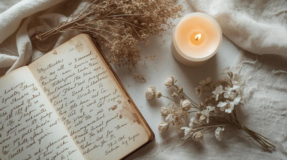 Elementos simbólicos utilizados en rituales espirituales asociados al amor y la armonía emocional.