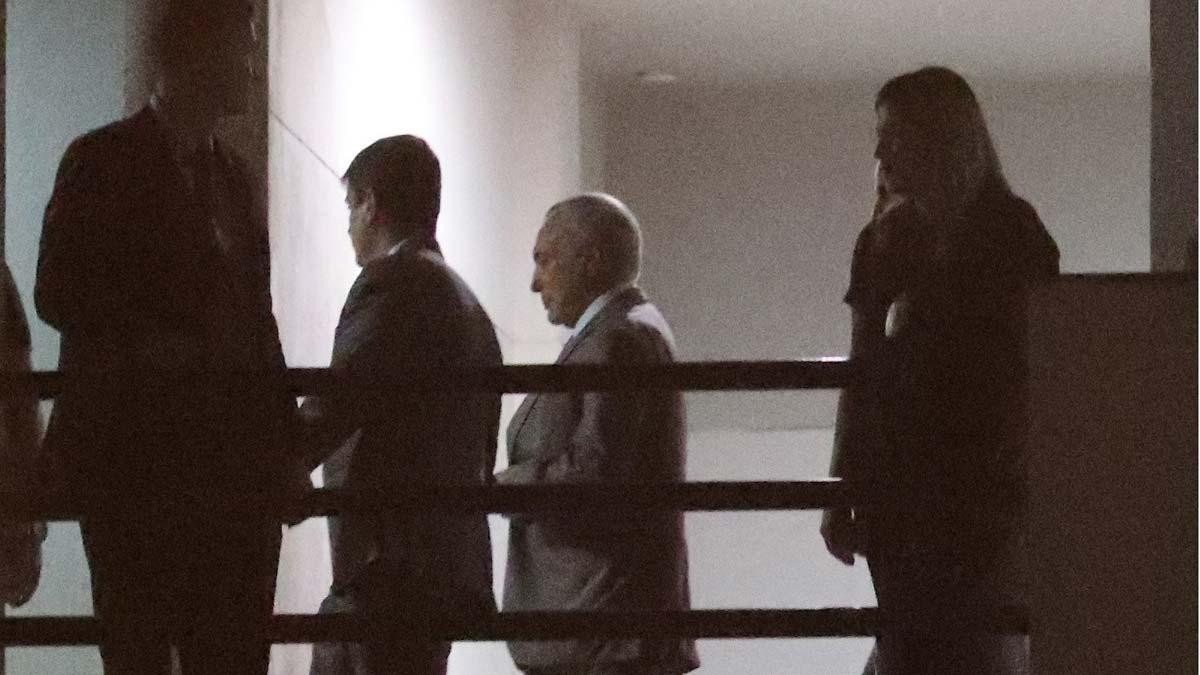 Michel Temer, el segundo presidente de Brasil en pisar la cárcel por corrupción.