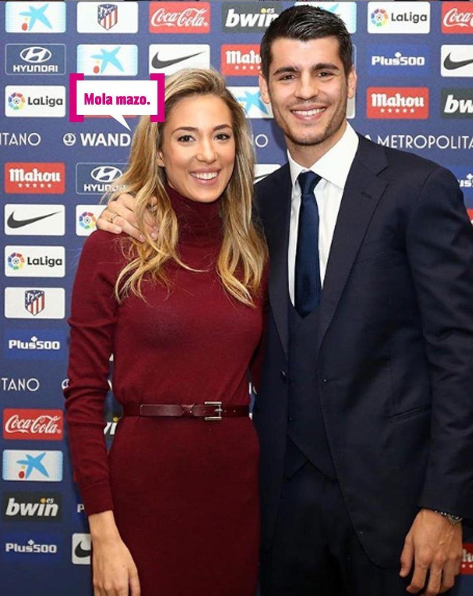 Alice Campello y Álvaro Morata ya están en Madrid