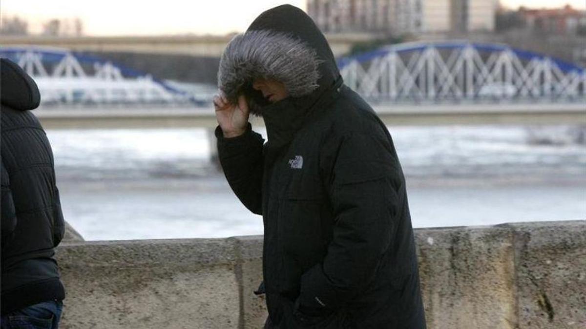 Frío en Zaragoza