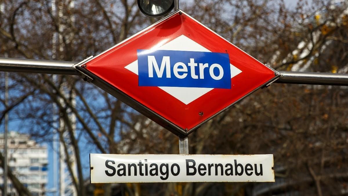 Estación de Metro Santiago Bernabéu.