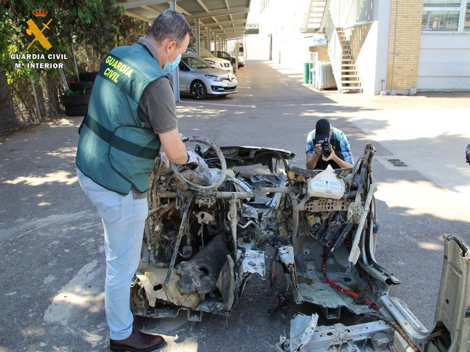 La Guardia Civil confirma que el coche encontrado en Alagón es el implicado en el atropello del concejal de Luceni