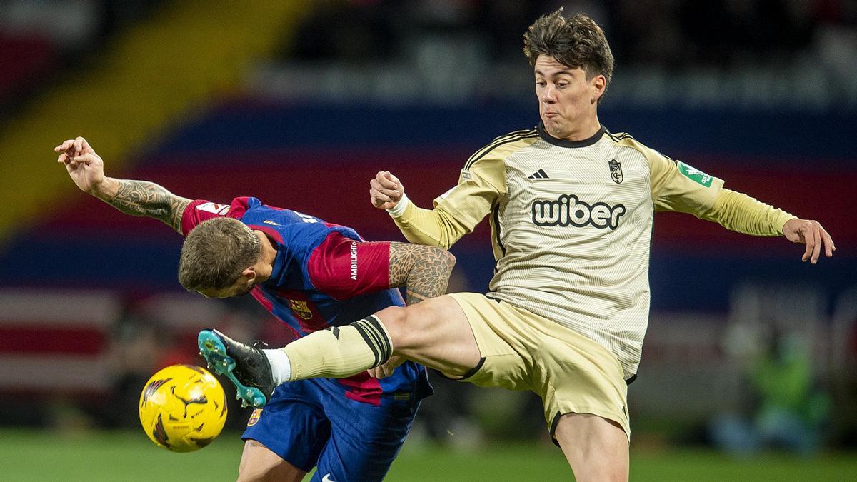 Dos goles de Lamine insuficientes ante el Granada