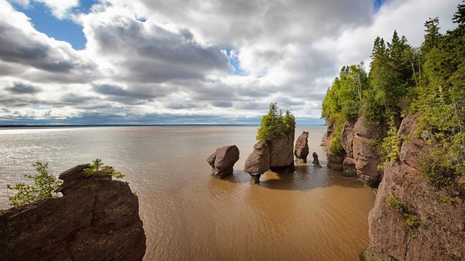 Bahía de Fundy, bahías espectaculares