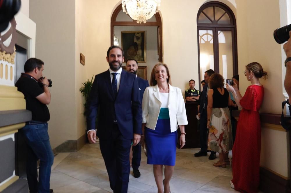 Pleno de investidura del Ayuntamiento de Málaga.