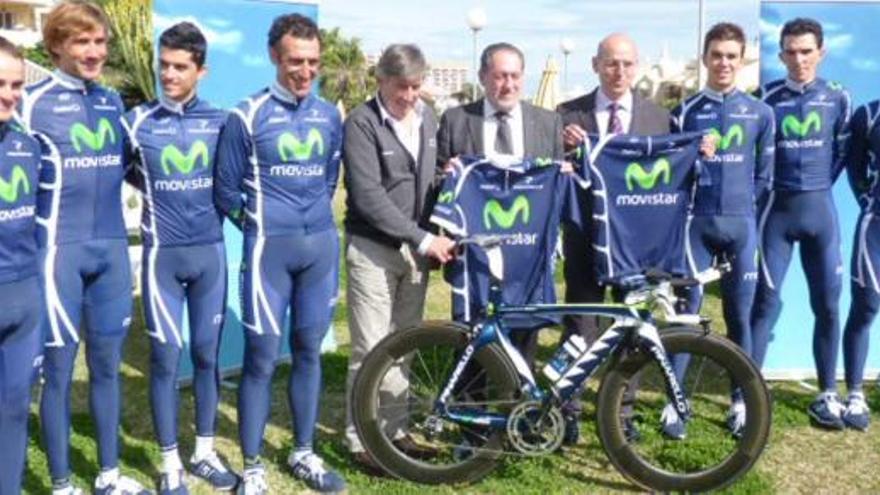 Movistar Team presentó a sus corredores para la Vuelta Ciclista a Andalucía