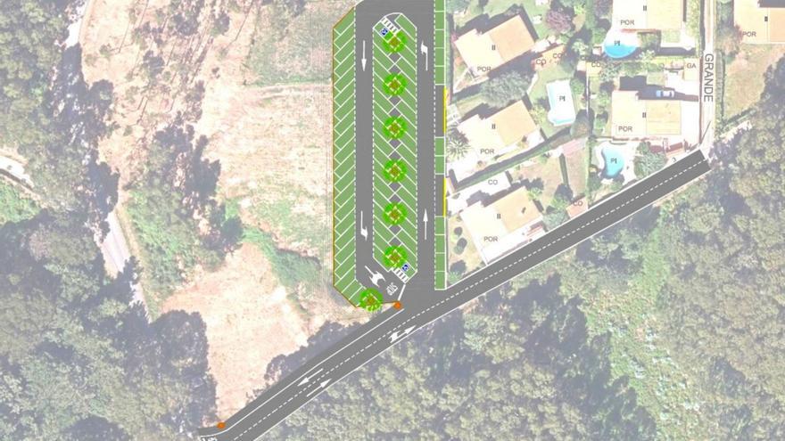 Oleiros prevé expropiar a siete particulares en Canabal para ejecutar el ‘parking’ público