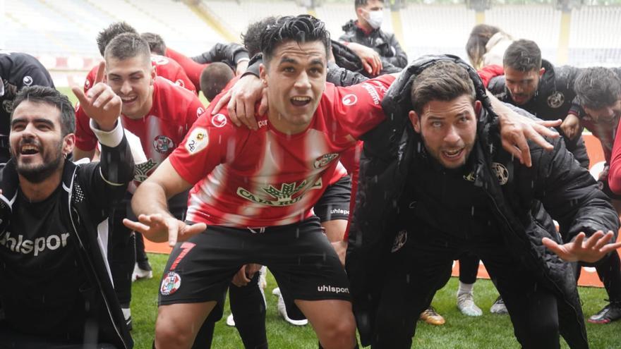 GALERÍA | Así celebra el Zamora CF su entrada en el play off de ascenso