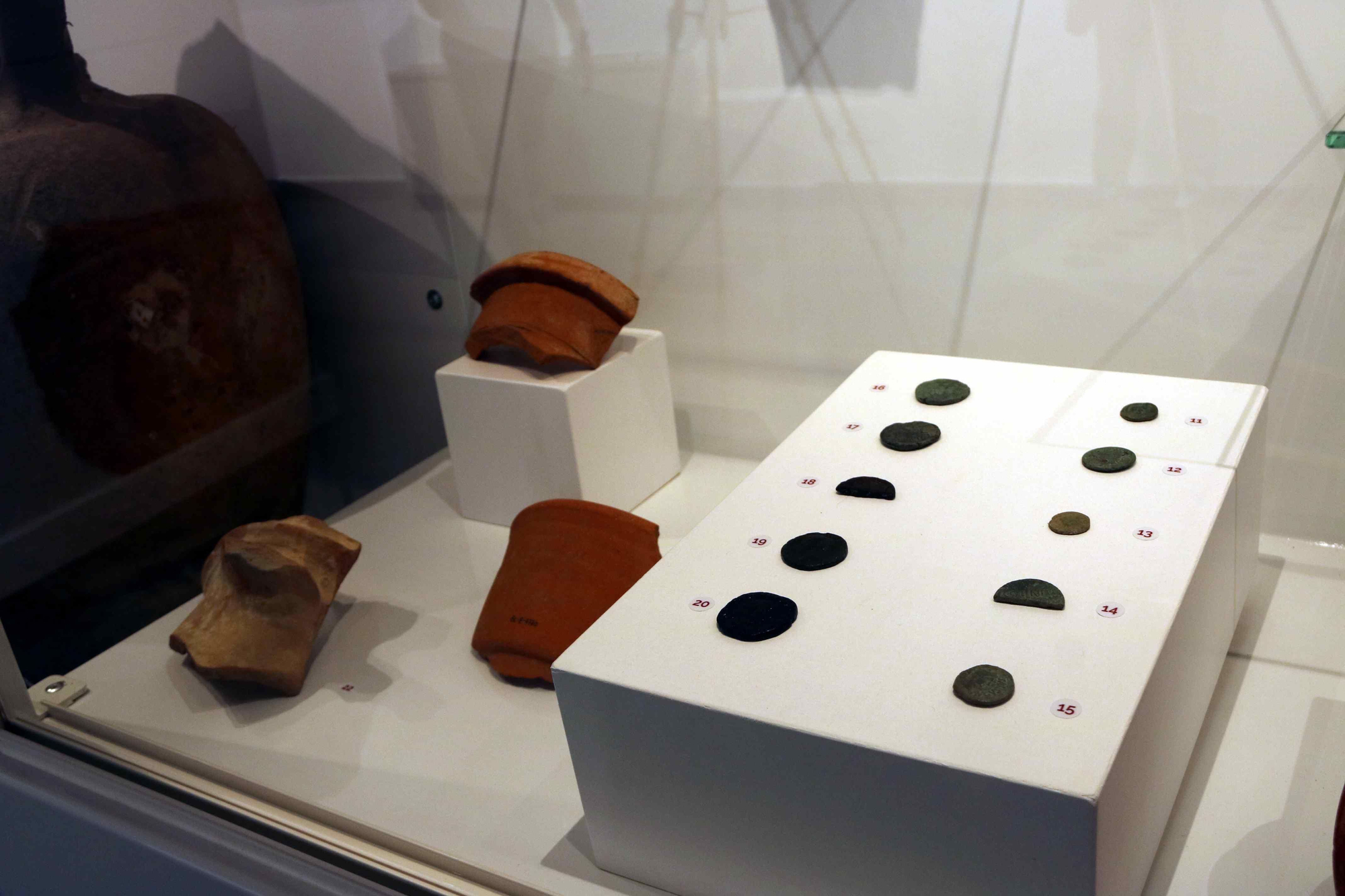 Les fotos del museu sobre el llegat romà de Blanes