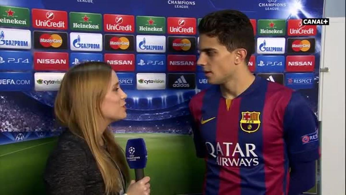 Bartra: Si Suárez y Messi están contentos, el Barça está más positivo