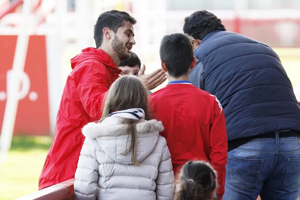 Entrenamiento del Sporting en el segundo día del año