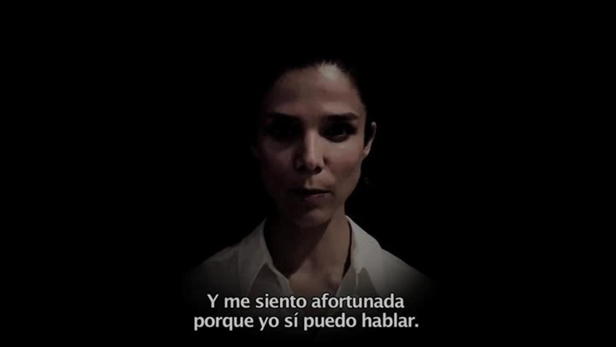 La actriz Juana Acosta participa en la campaña de Oxfam Intermón ’Juntas somos Victoria’.