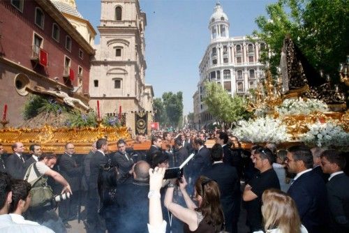 Encuentro del Cristo de Santa Clara y la Virgen de la Soledad