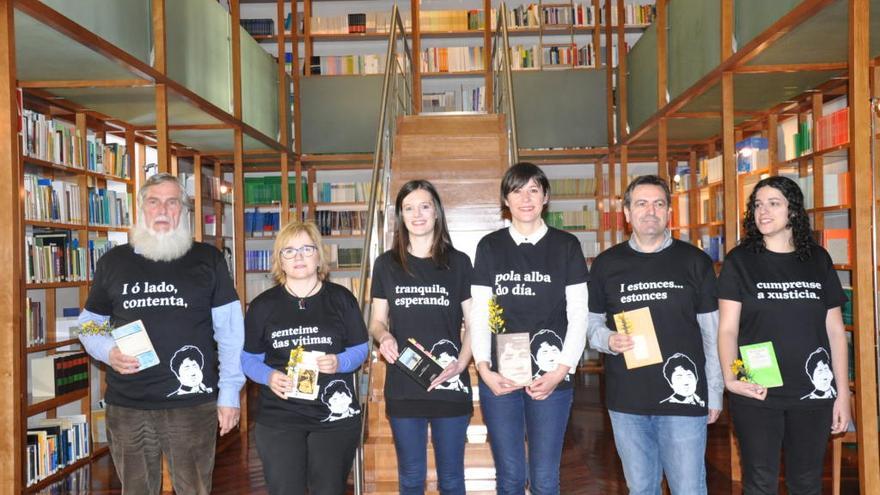 El BNG rinde homenaje a Rosalía en el Parlamento