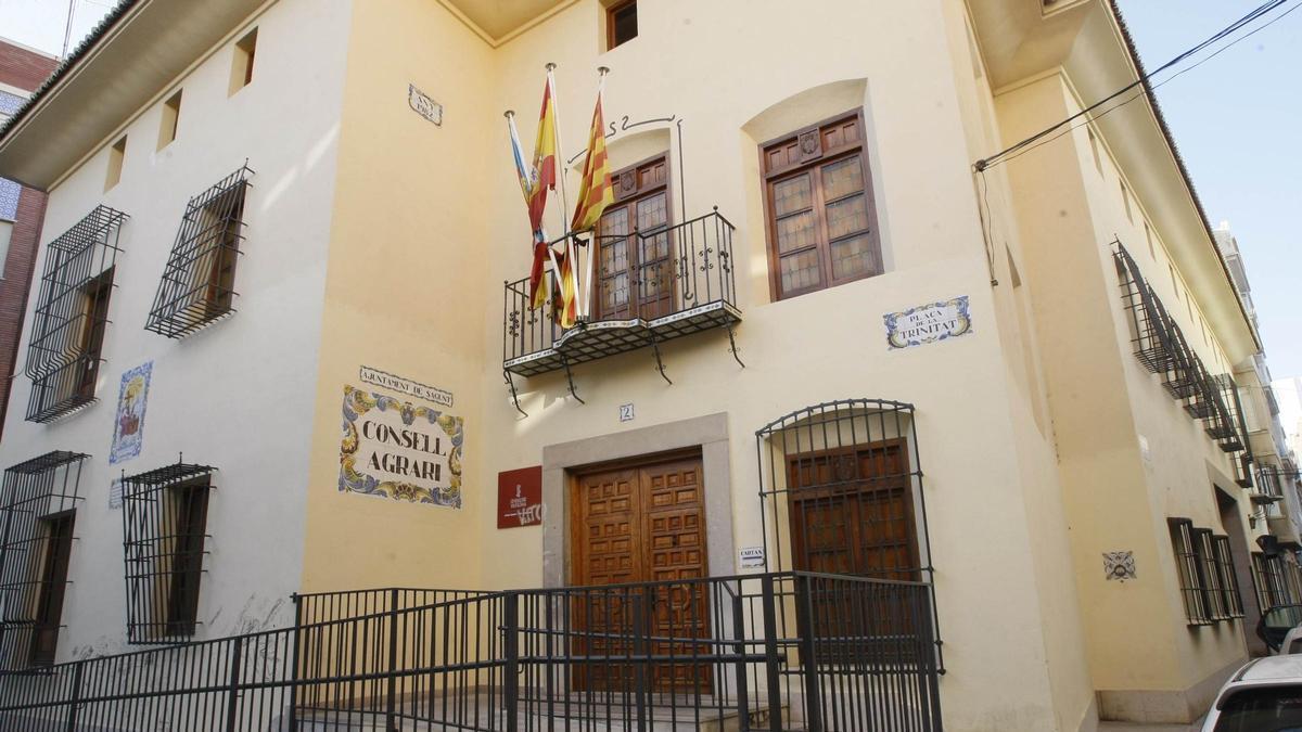Imagen de archivo de la sede del Consell Agrari de Sagunt.